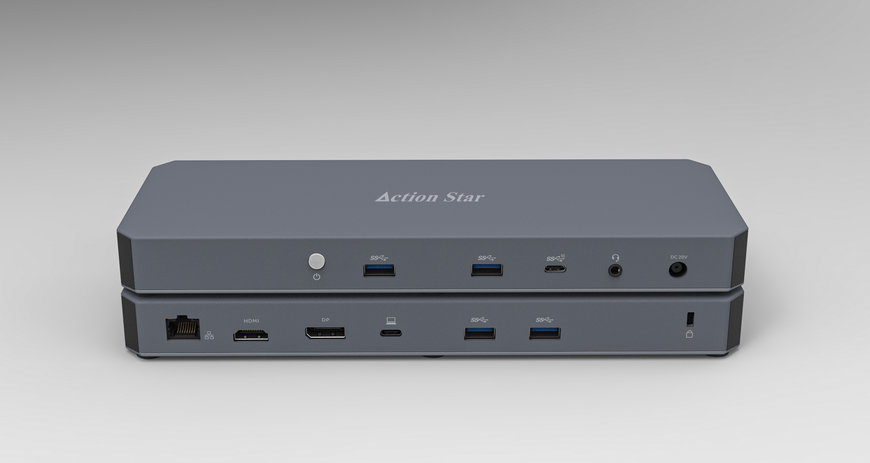 Action Star Technology Showcases World’s First USB4 Penta-4K120 Docking Station at Computex 2023